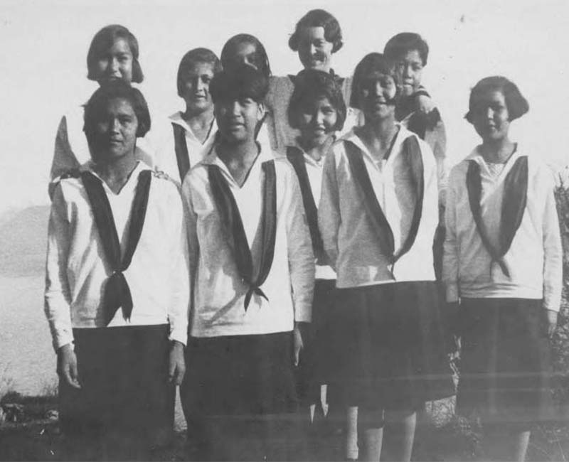 Group of students from Ahousaht School