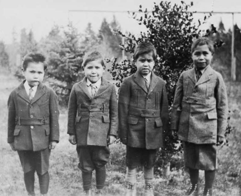 Group of four students from Alberni School
