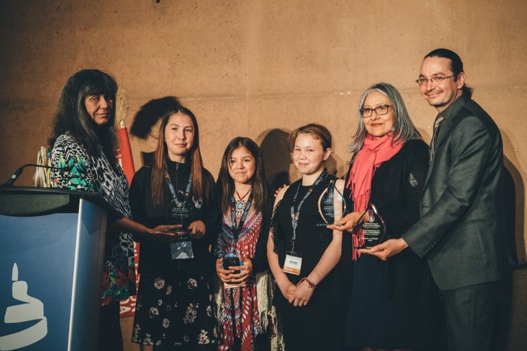 Groupe de personnes récompensées à Imagine a Canada.