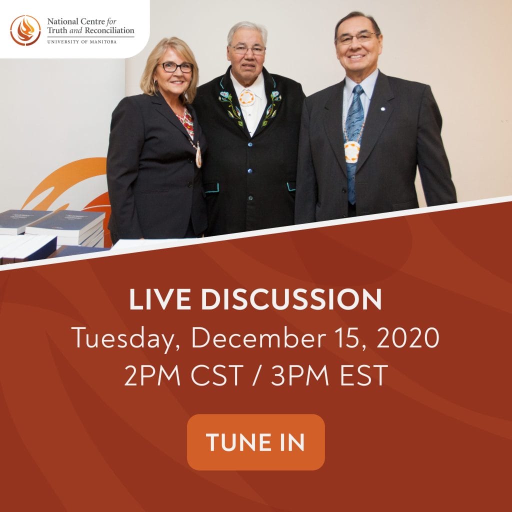 NCTR Live Discussion December 15, 2020 event poster. 